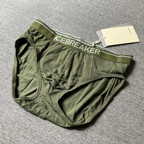 Icebreaker Men's Merino 150 Anatomica Briefs M Loden NWT - Picture 12 of 13